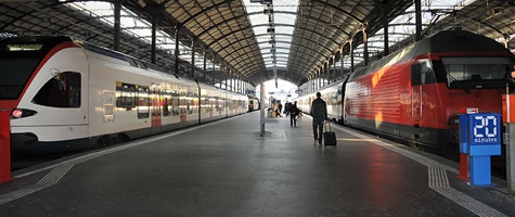 Der Bahnhof Luzern verbindet die Zentralschweiz mit der Welt.