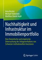 Dr. oec. HSG Matthias Daniel Aepli - Nachhaltigkeit und Infrastruktur im Immobilienportfolio